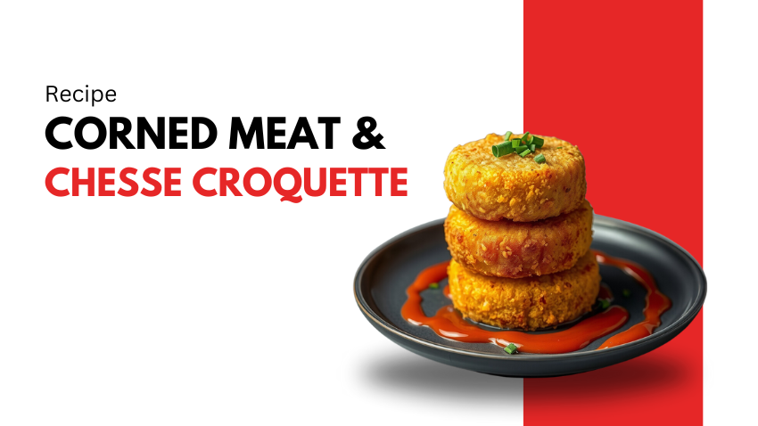 Corned Meat & Cheese Croquette