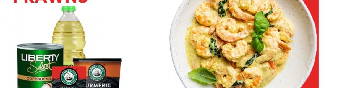 Creamy Coconut Prawns