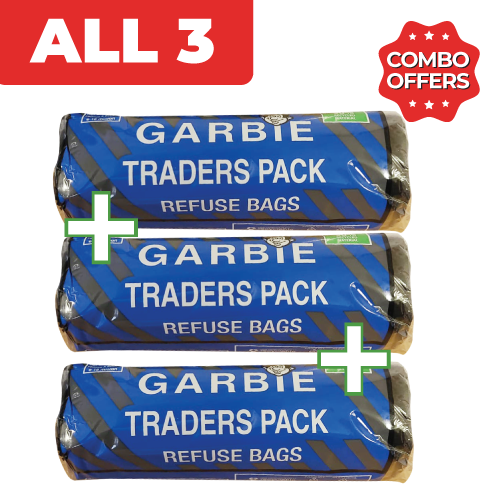 Garbie Black Refuse Bags 3x20's