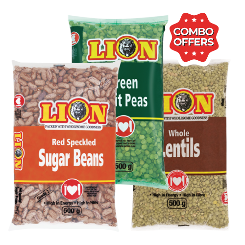 Combo Deal Lion Soup Mix or Peas 2 x 500g