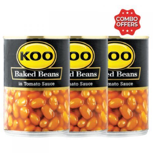 Combo Koo Baked Beans in Tomato Sauce 3 x 410g