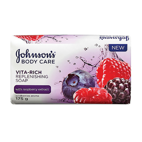 Johnson's Vita-Rich Soap Replenishing Berries 175g