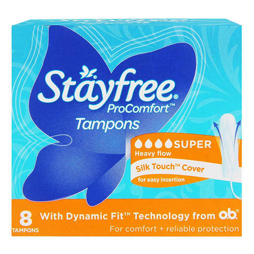 Stayfree Tampons Pro Comfort Super 8's