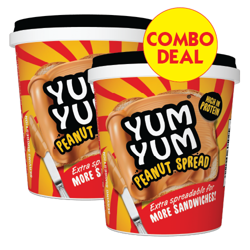 Yum Yum Peanut Spread Tub 2 x 1kg