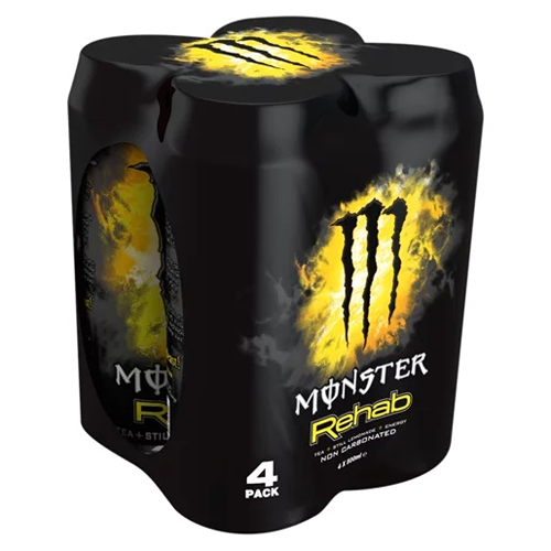 Monster Energy Drink Rehab Lemon 4x500ml