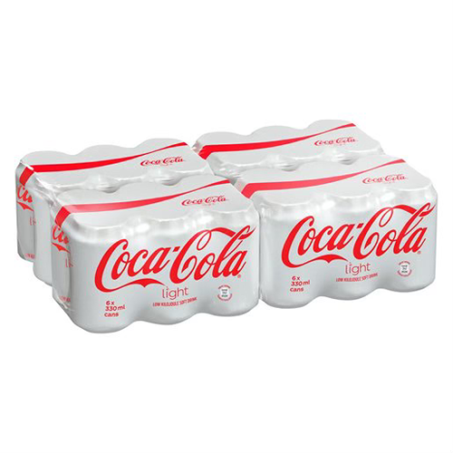 Coca-Cola Light Can 4x6x330ml