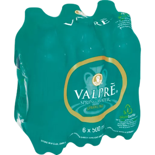 Valpré Sparkling Spring Water 6x500ml