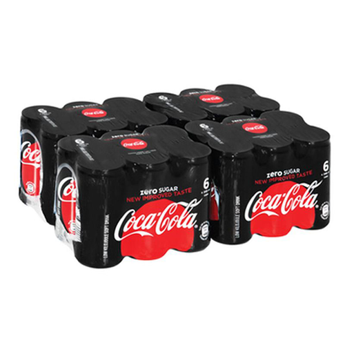 Coke Can Zero Cans 4x6x330ml