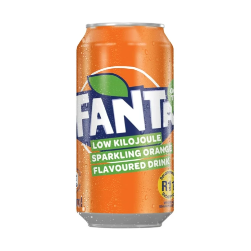 Fanta Orange Soft Drink Cans 24x400ml