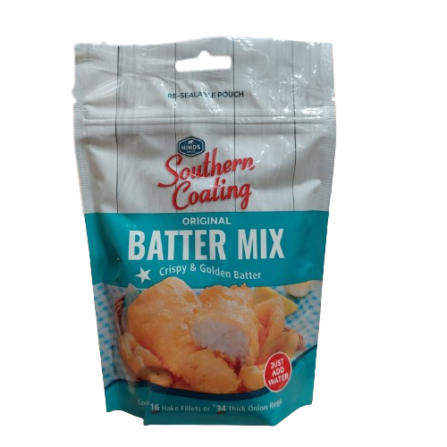 Hinds Southern Coating Original Batter Mix Re-Sealable Pouch 200g