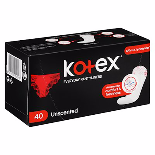 Kotex Pantyliners Unscented 40's