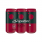 Grapetiser 100% Sparkling Red Grape Juice Cans 6x330ml