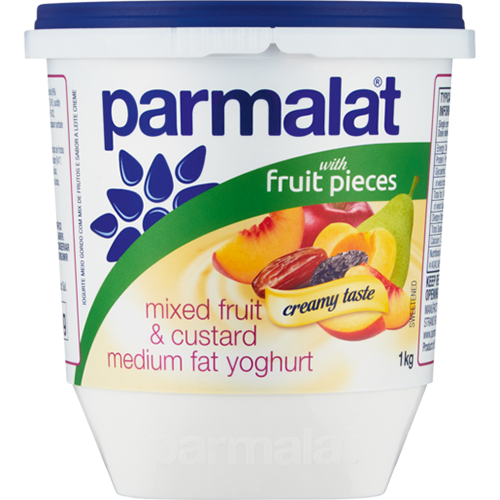 Parmalat Yoghurt Mixed Fruit & Custard 1kg