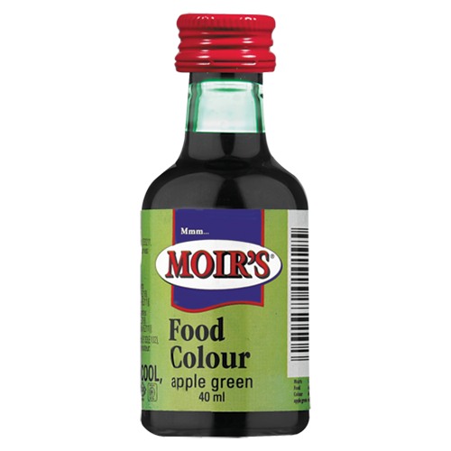 Moir's Food Colouring Apple Green 40ml