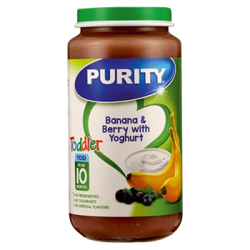 Purity Toddler Banana & Berry With Yoghurt Baby Food 250ml