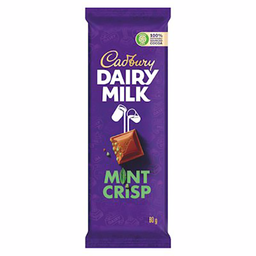 Cadbury Slab Mint Crisp 80g