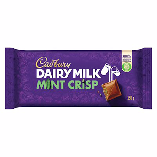 Cadbury Slab Mint Crisp 150g