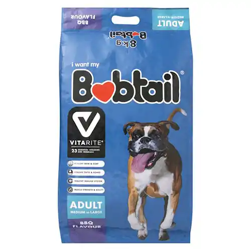 Bobtail Dog Food Chunks BBQ 8kg