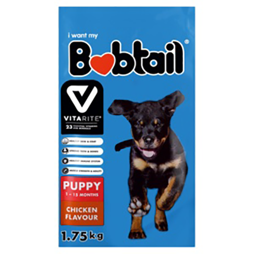 Bobtail Dog Food Chunks Puppy Chicken 1.75kg