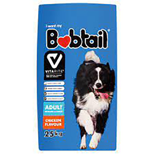 Bobtail Dog Food Chunks Adult Chicken 25kg