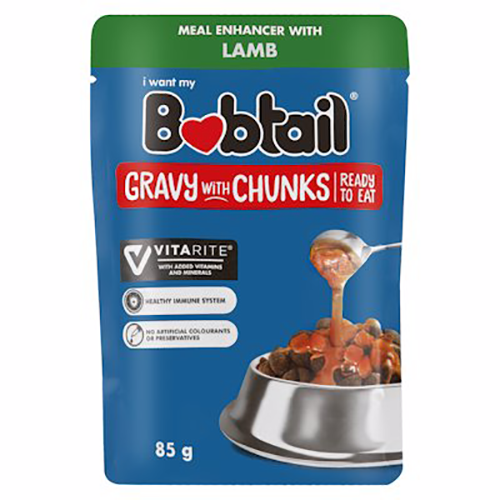 Bobtail Gravy Chunks Lamb 85g