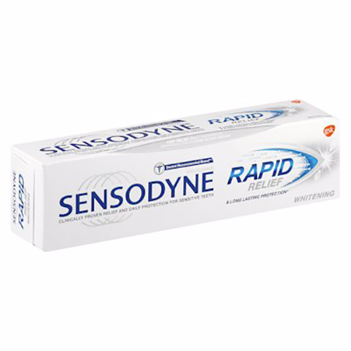 Sensodyne Toothpaste Rapid Relief Whitening 75ml