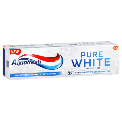 Aquafresh Toothpaste Pure White Tingling Mint 75ml