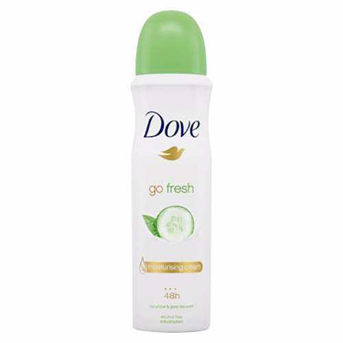 Dove Antiperspirant Aerosol Deodorant Go Fresh Cucumber & Green Tea 150ml