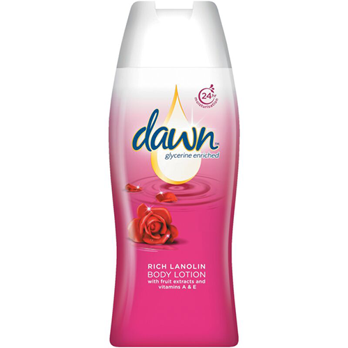 Dawn Body Lotion Rich Lanolin and Rose Water Silky 400ml