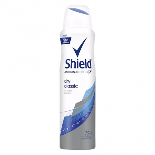 Shield Women Classic Dry Antiperspirant Aerosol Deodorant 150ml