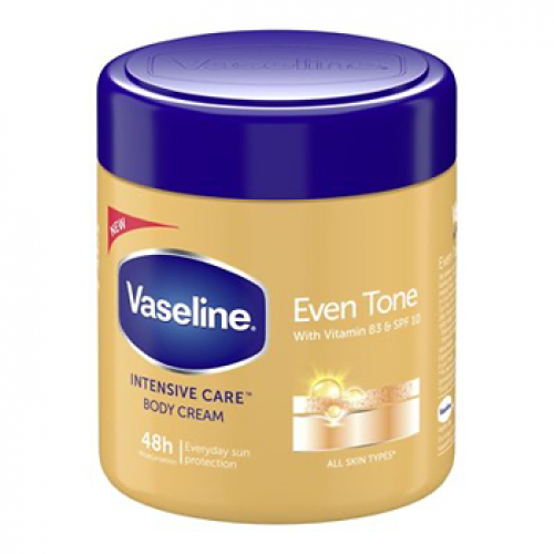 Vaseline Intensive Care Even Tone Moisturizing Body Cream for All Skin Types 400ml