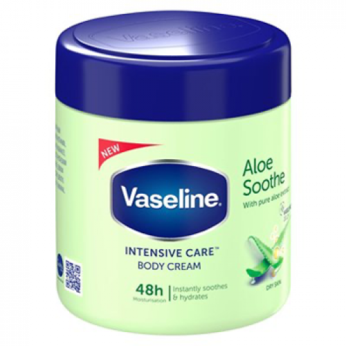 Vaseline Intensive Care Aloe Soothing Body Cream for Dry Skin 400ml