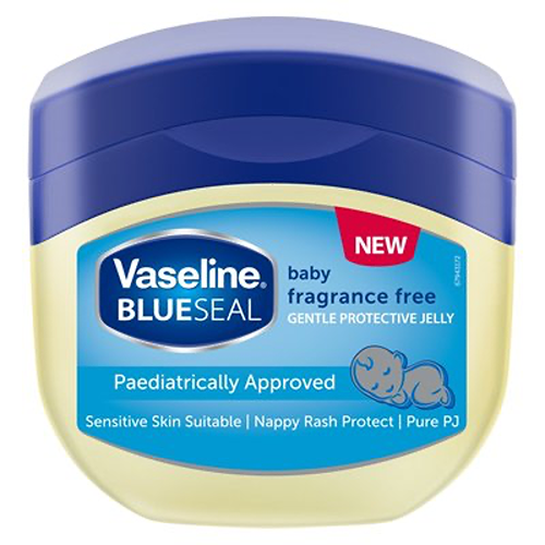 Vaseline Blue Seal Baby Fragrance Free Petroleum Jelly 450ml