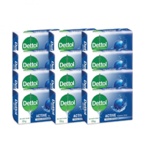 Dettol Active Soap 12x175g