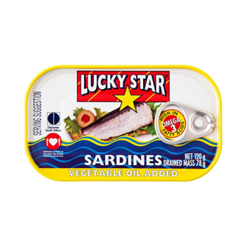 Lucky Star Sardines in Vegetable Oil 120g