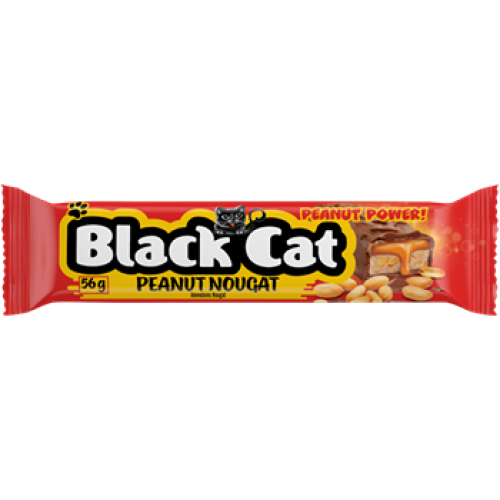 Black Cat Chocolate Bar Peanut Caramel Chew 56g