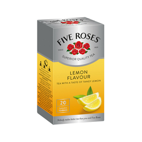 Five Roses Lemon Teabags 20's