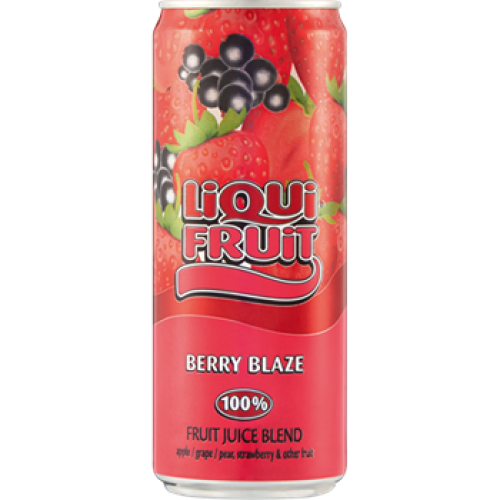 Liqui-Fruit Berry Blaze Fruit Juice Can 330ml