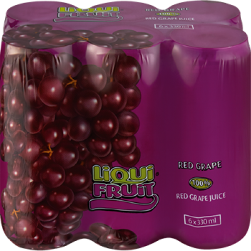 Liqui-Fruit Red Grape Juice Cans 6x330ml