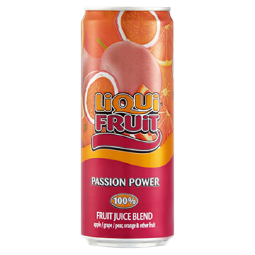 Liqui-Fruit Passion Power Fruit Juice Can 330ml