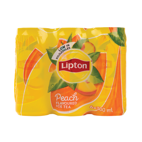 Lipton Peach Flavoured Ice Tea Cans 6x330ml