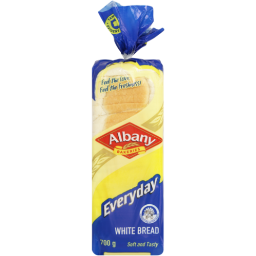 Albany Superior Sliced White Bread Loaf 700g