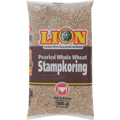 Lion Pearled Whole Wheat Stampkoring 500gr