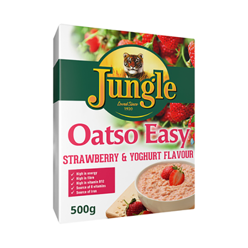 Jungle Oatso Easy Strawberry Yoghurt 500g