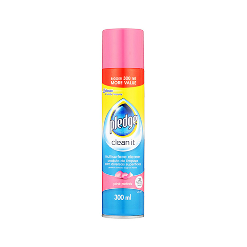 Pledge Multi Surface Cleaner Pink Petals 300ml