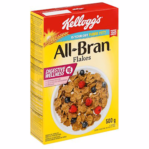 Kellogg's All Bran Wheat Flakes 500g