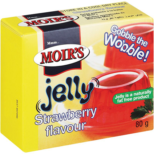 Moir's Flavoured Jelly Strawberry 80g