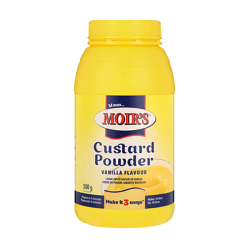 Moir's Vanilla Custard Powder Tub 500g