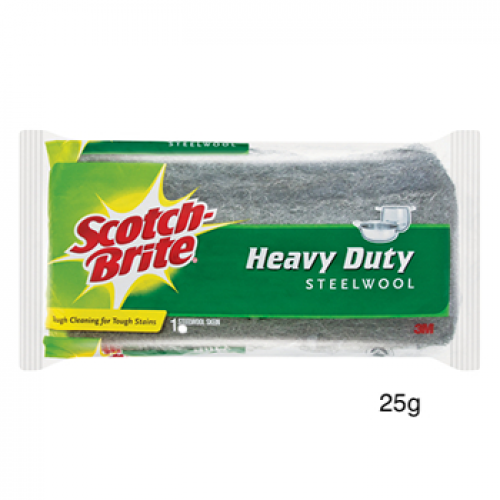 Scotch-Brite Heavy Duty Steel Wool 25g