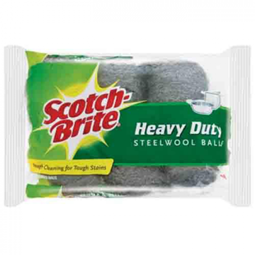 Scotch-Brite Heavy Duty Steelwool Balls 50g